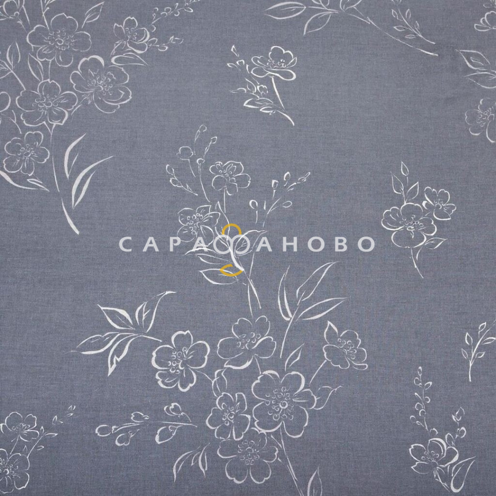 Ткань Поплин 220 см 115 гр рис. Санрайз 12929-1 (компаньон)