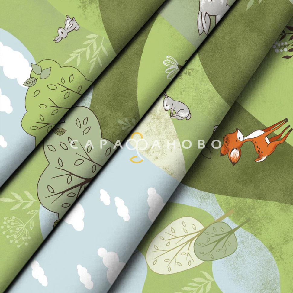 Ткань Бязь Комфорт 150 см набивная 