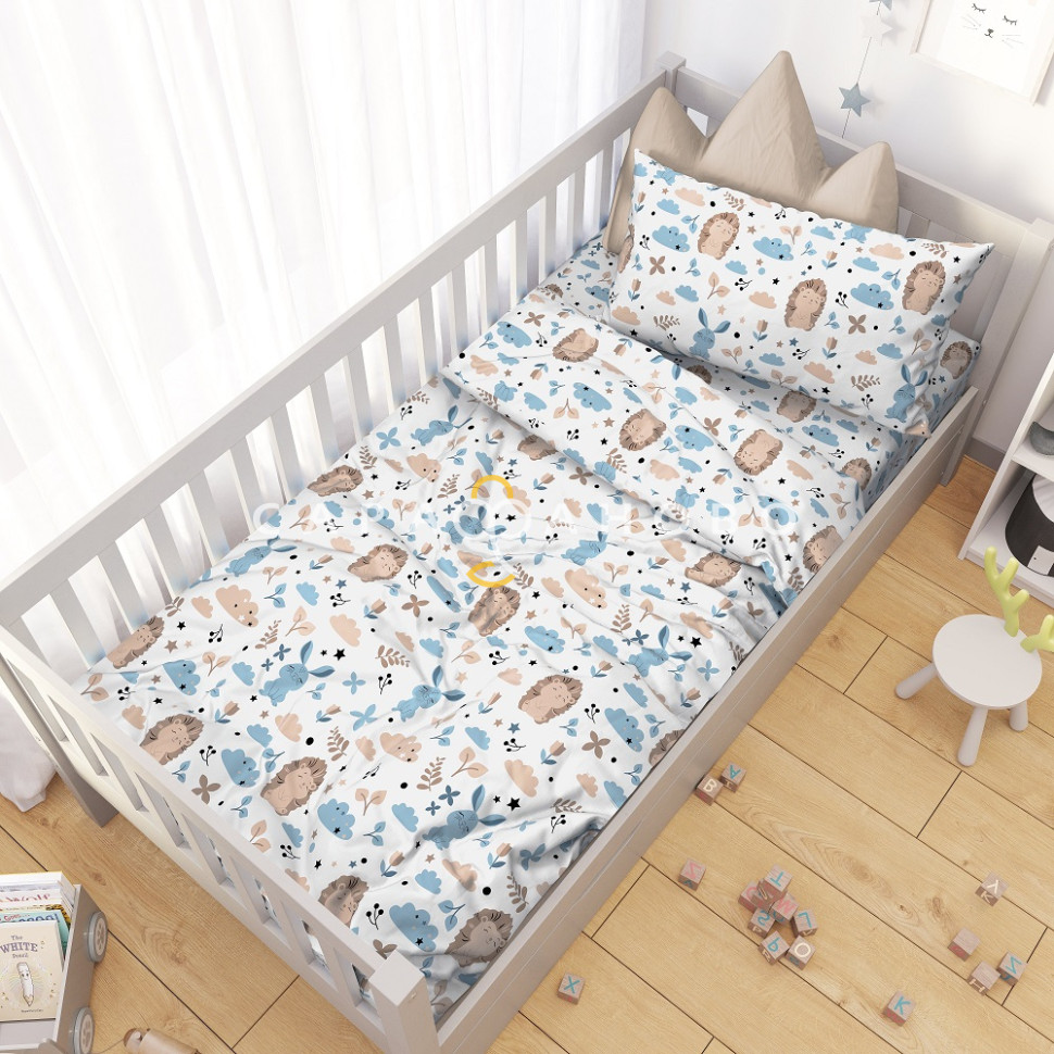 Ткань Поплин 150 см 105 гр рис Друзья 7803/1