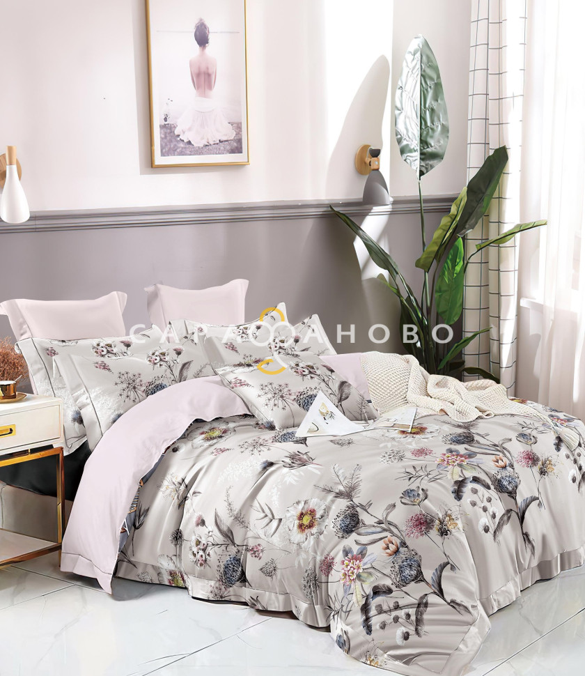 Ткань Сатин Твил набивной 235 см. 115гр. А+В рис.45