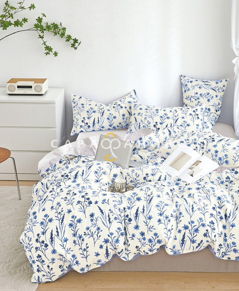 Ткань Сатин Твил набивной 235 см. 115гр. В рис. 141