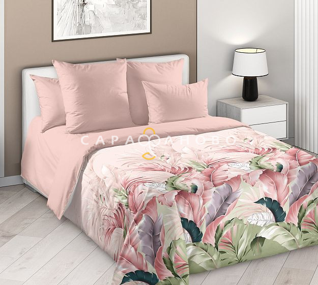 Ткань Перкаль 220 см 110 гр рис Карибы (Основа)