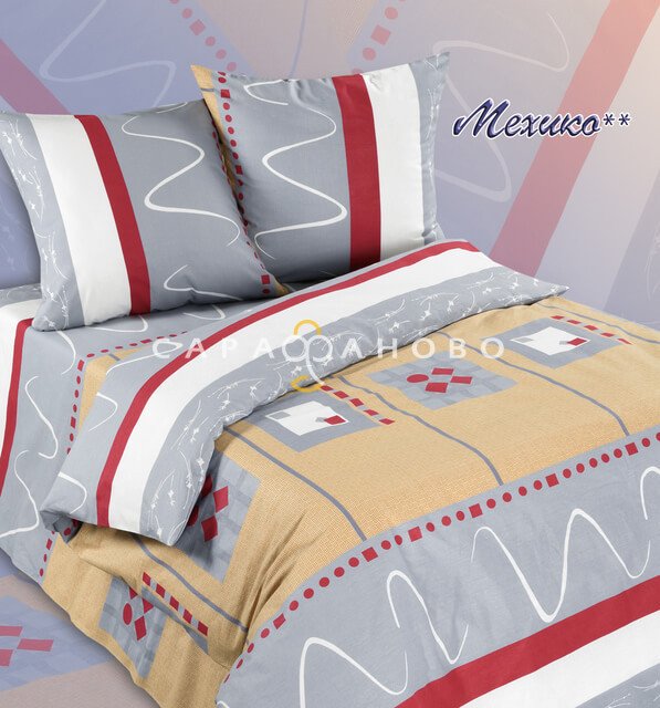 Ткань поплин 220 см Мехико рис 4522 вид 1