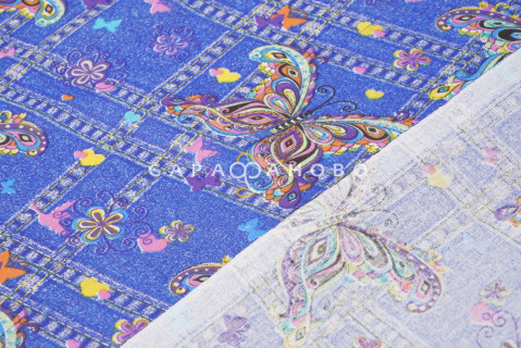Ткань Бязь 150 см 120 гр плательная рис 1603