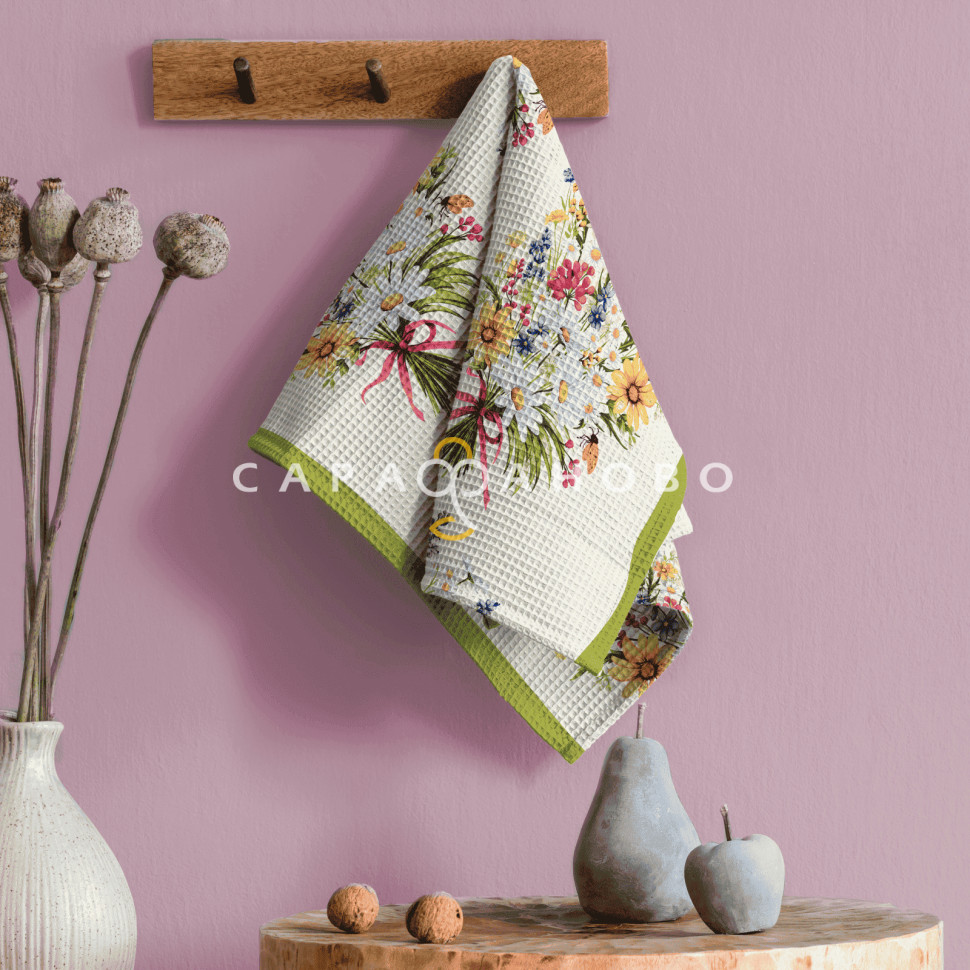 Ткань Полотно вафельное 50 см рис 29433 вид 1 