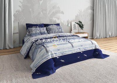 Ткань Бязь 220 см рис. Рэдвуд (основа)