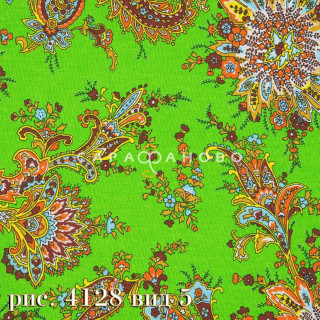 Ткань Бязь 150 см Плательная Коллекция рис 4128 вид 5