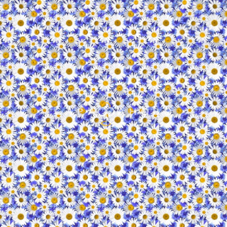 Ткань Рогожка 150 см 170 гр рис. Летний букет 12825-1