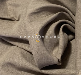 23-20 К Ткань п/лён краш.150гр. ш. 220 см. ОРЕХ 