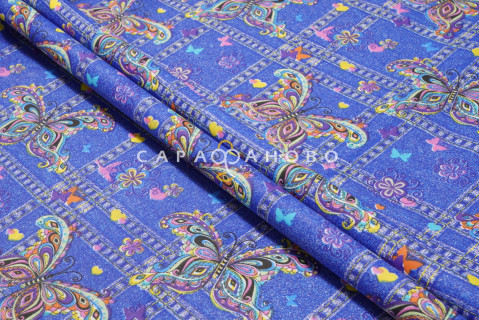 Ткань бязь 150 см 142 г/м2 плательная рис 1603