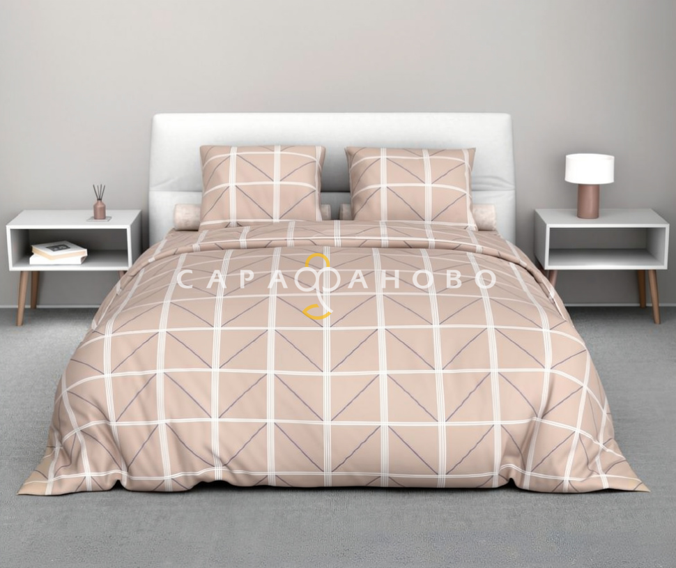 Ткань Бязь 150 см 120 гр рис 391 Теорема, 1/1 Вид бежевый