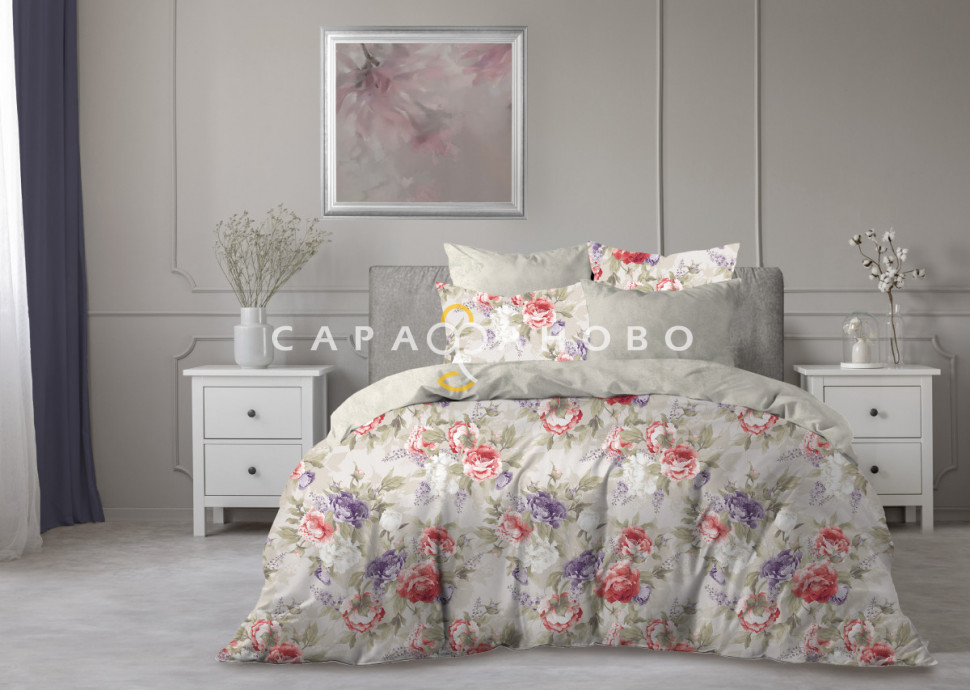 Ткань Поплин Люкс 220 см 100 гр 70439/1 Аврора