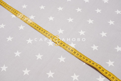 Ткань Бязь детская 150 см 120 гр Звездочки 1700-17