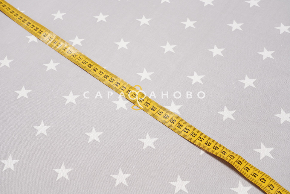 Ткань Бязь детская 150 см 120 гр Звездочки 1700-17