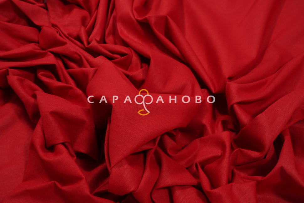 Ткань Бязь 150 см 140 гр. рис. 7/2 Бордо
