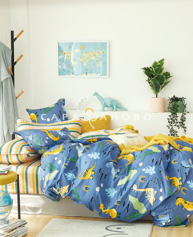 Ткань Сатин Твил набивной 235 см. 115гр. В рис. 144