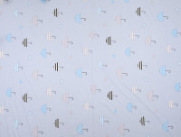 Ткань Поплин  220 см рис.  11858/1 Тиффани, миниатюра 5