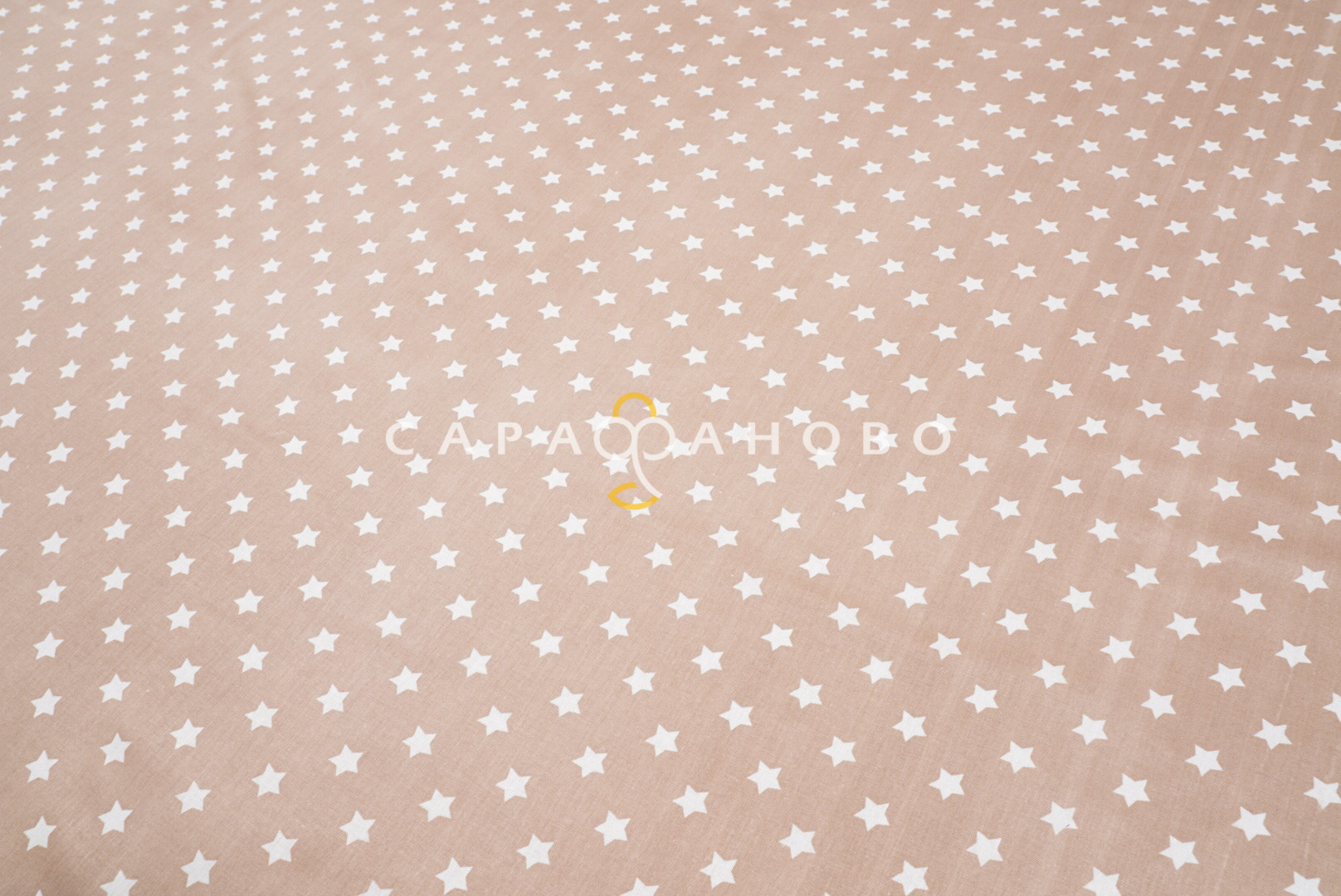 Ткань Бязь детская 150 см 120 гр Звездочки 1700-18