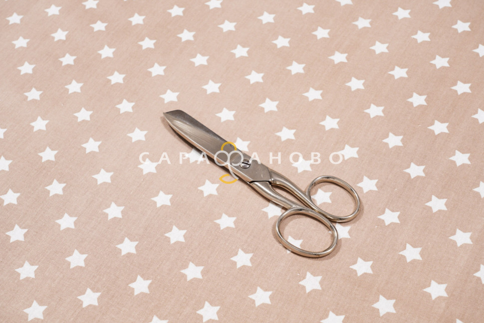 Ткань Бязь детская 150 см 120 гр Звездочки 1700-18