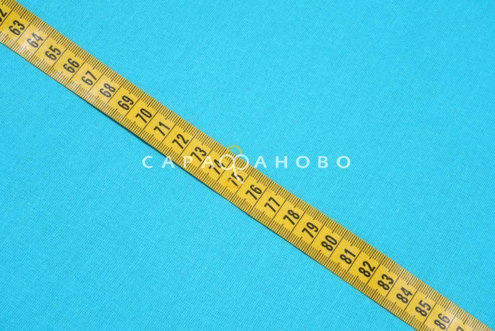 Ткань Бязь 150 см 140 гр. рис. 4/1 Бирюзовый