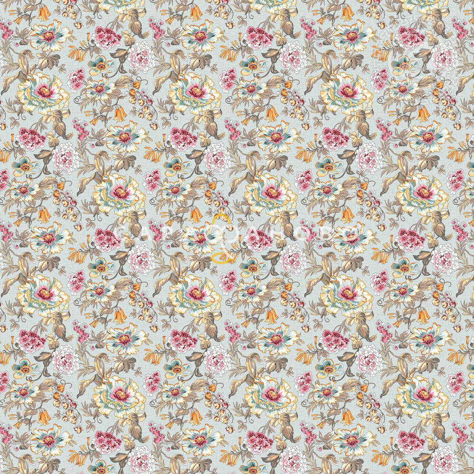 Ткань Рогожка 150 см 170 гр рис Арония 13602-1