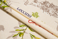 Ткань Рогожка 150 см 170 гр рис. Оливия вид 1, миниатюра 3