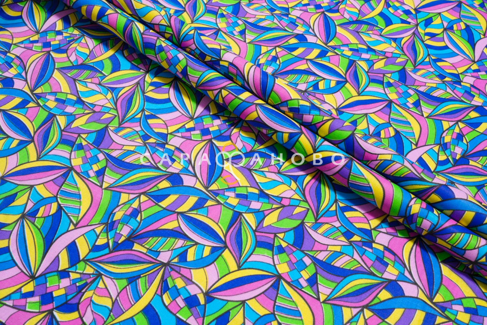 Ткань бязь 150 см плательная коллекция рис 1587