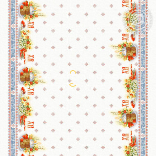 Ткань Рогожка 150 см 170 гр рис Воскресение скатерть 13647-1 