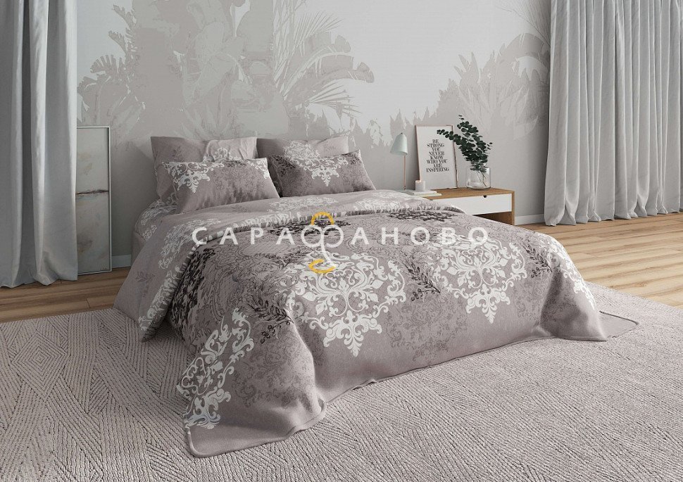 Ткань Бязь 220 см рис. Кружево 2 (основа)