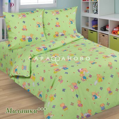 Ткань Поплин 150 Детская коллекция "Милашки" рис 4500 вид 4