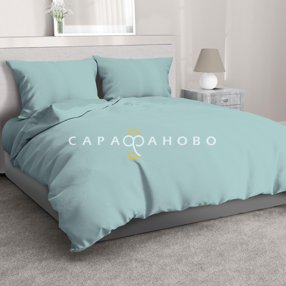 Ткань Бязь Премиум 220 см рис 24500 вид 50 шалфей