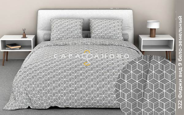 Ткань Бязь 150 см 120 гр рис фиджи 9 вид б/з