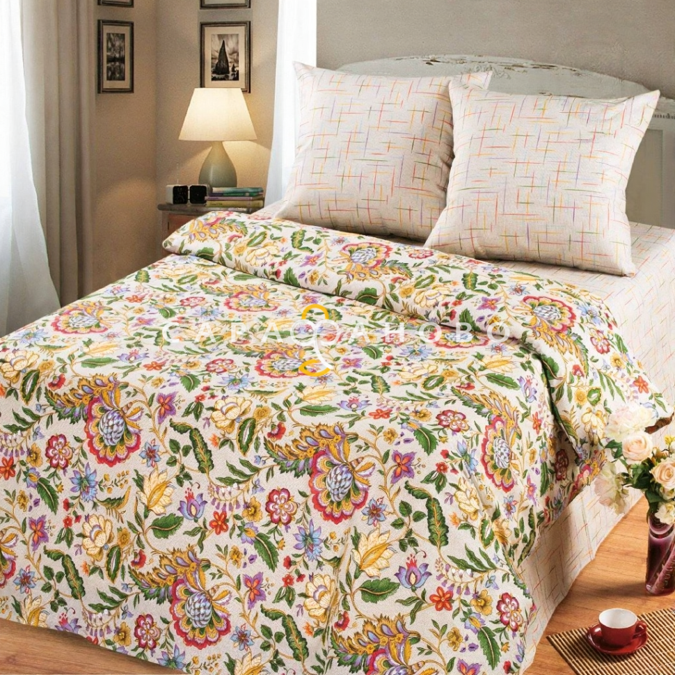 Ткань Бязь 220 см рис. 10206-1 Роскошь (основа)