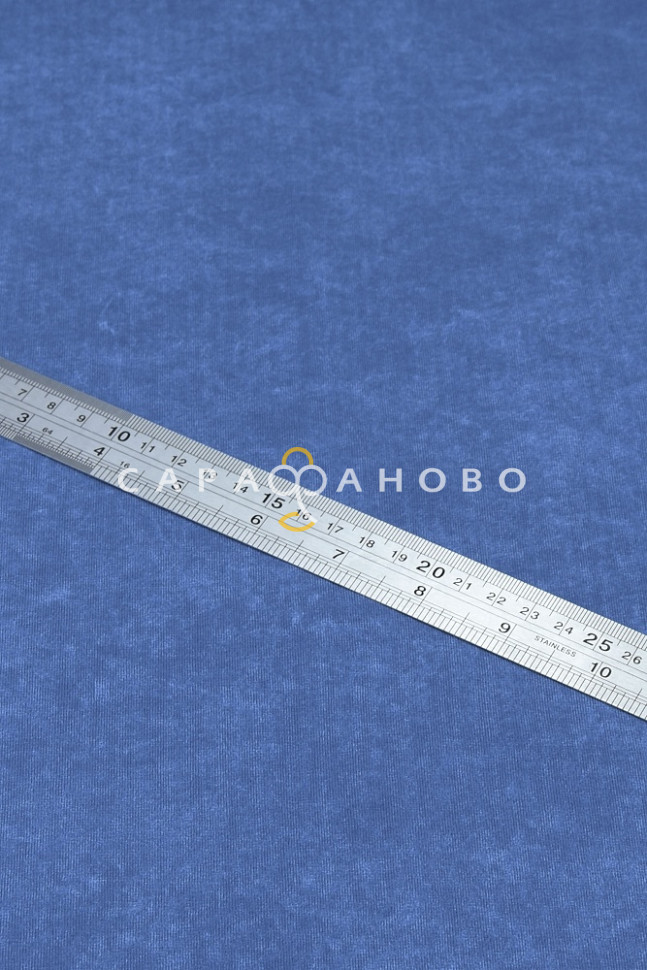 Ткань 30/1 Кмп Пенье Фулл Лайкра Кулирка Реактив Рулон Индиго rs-030133 v16