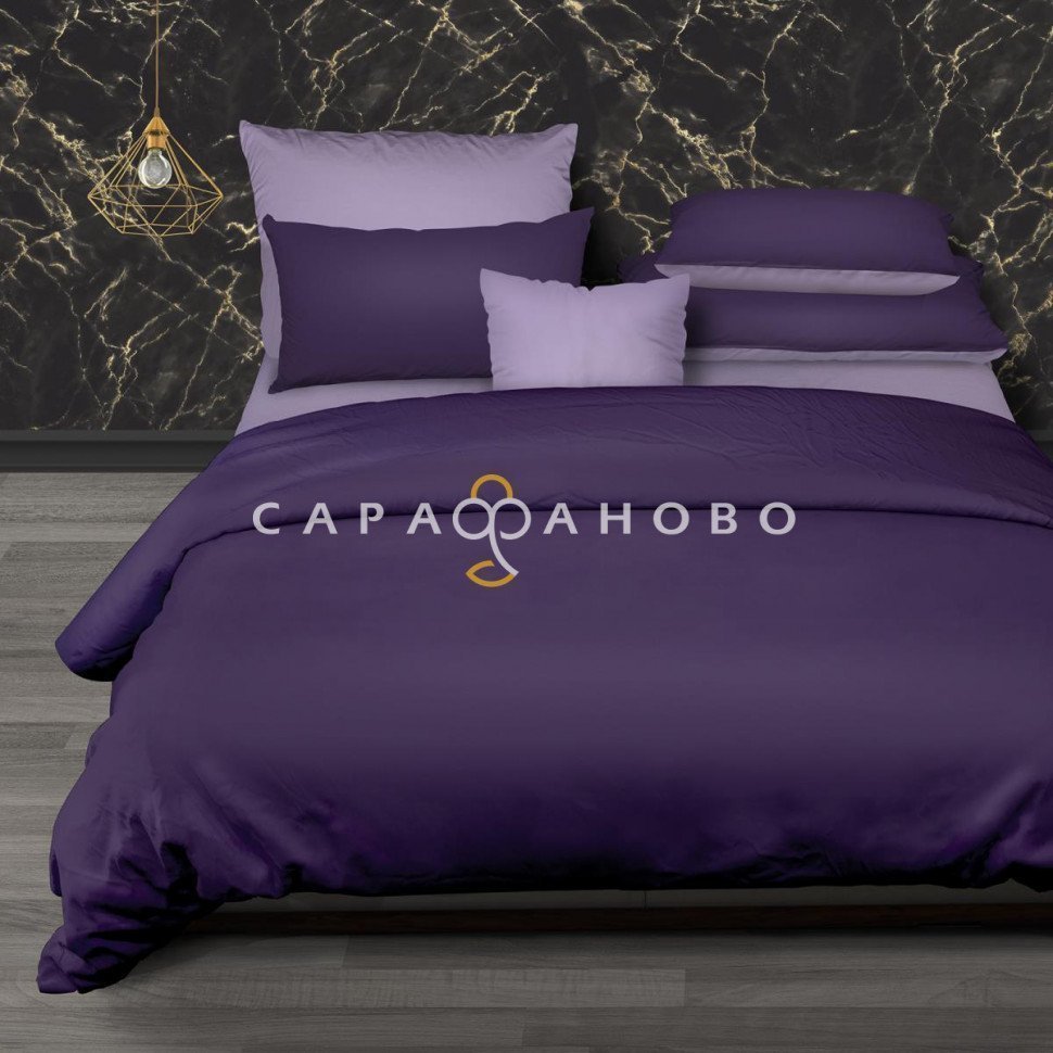КПБ Унисон Перкаль 86215-5/86010-5 Violet