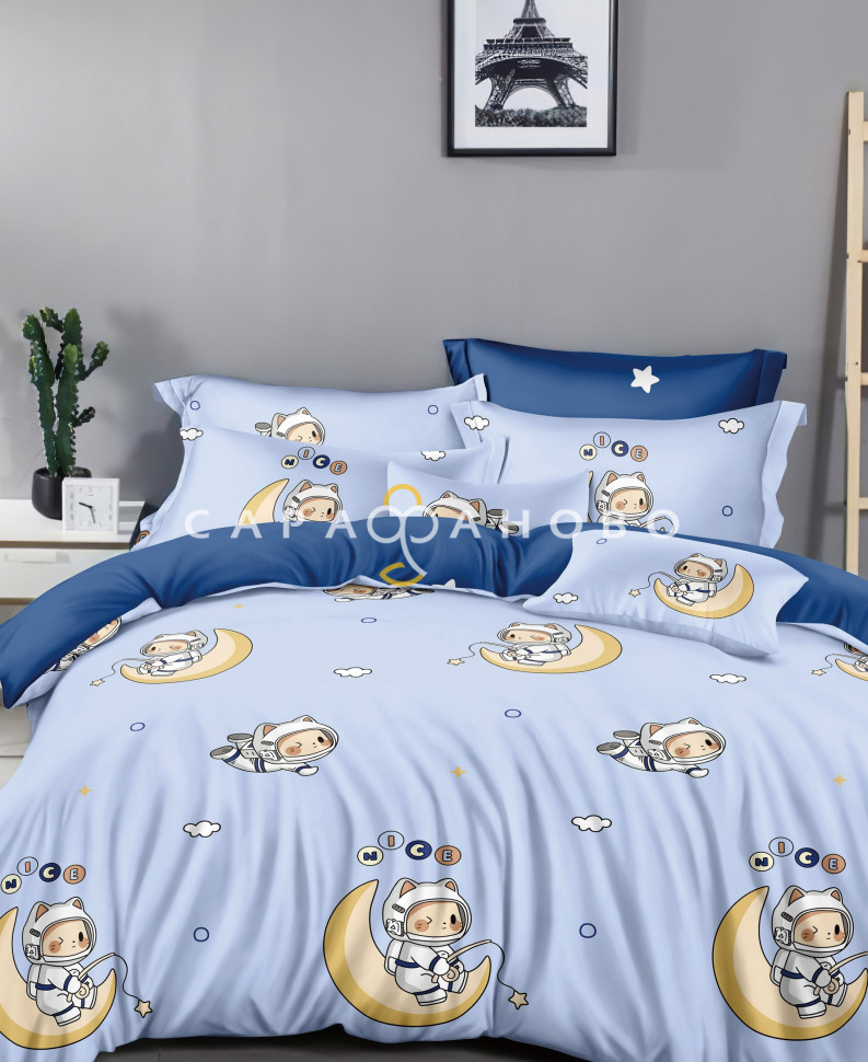 Ткань Сатин Твил набивной 235 см. 115гр. А+В рис.42