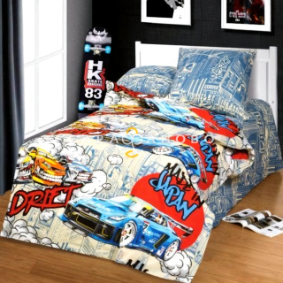 Ткань Бязь 150 см "Дрифт" рис 11468-1