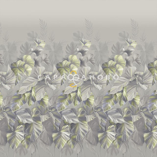 Ткань Перкаль 220 см набивной арт 239 "Тейково" рис 72029 вид 1 "Лаймовый свет"