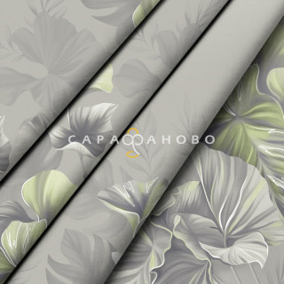 Ткань Перкаль 220 см набивной арт 239 "Тейково" рис 72029 вид 1 "Лаймовый свет"