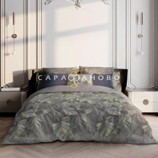 Ткань Перкаль 220 см набивной арт 239 "Тейково" рис 72029 вид 1 "Лаймовый свет"