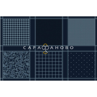 Ткань Ситец 95 см 100 гр рис 29505 вид 2 "Теплый сумрак" 