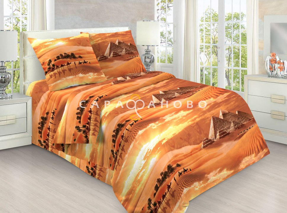 Ткань Бязь с эффектом объема 150 см 120 гр рис 1451