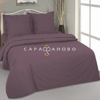 Ткань Поплин 220 см гладкокрашенный рис 70195-1 Аметист