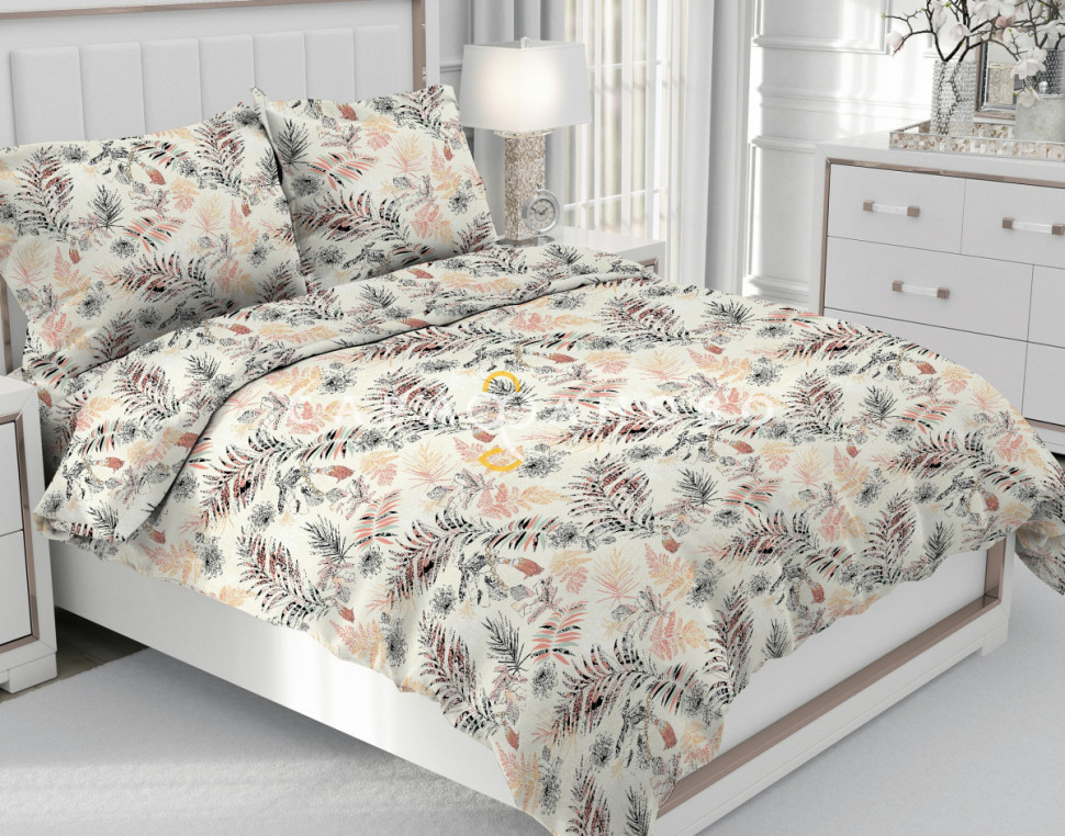 Ткань Бязь 220 см 140 гр рис Мир экзотики вид 1