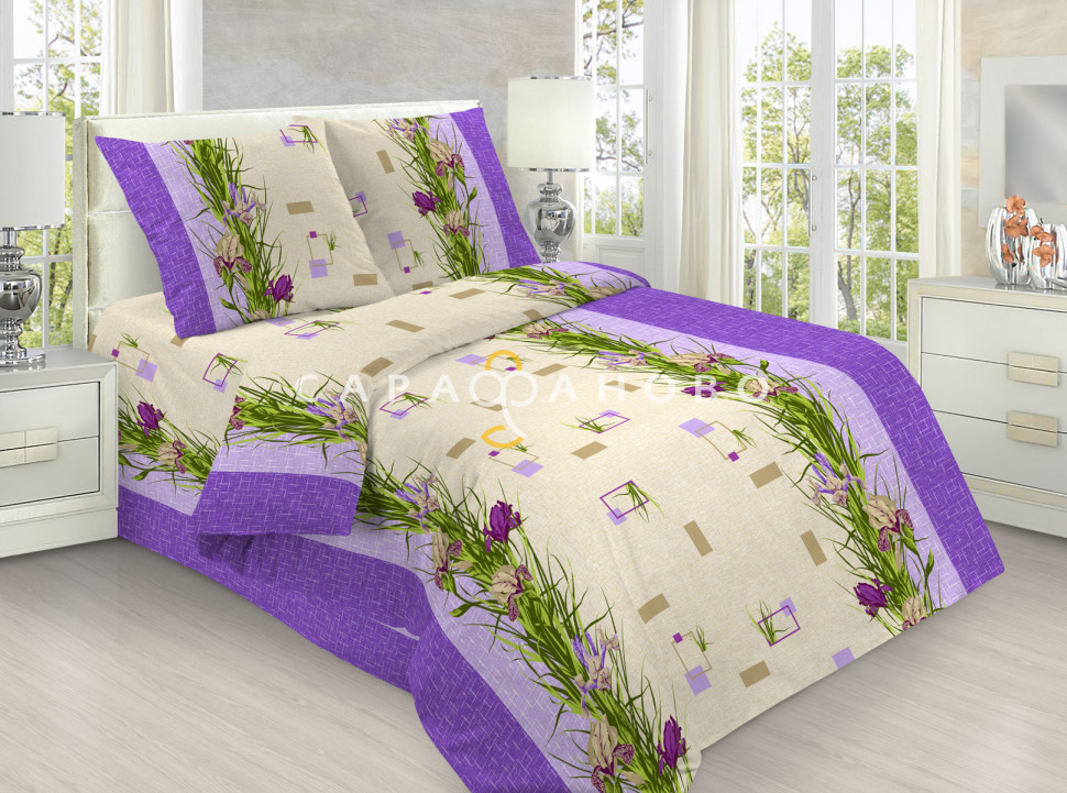 Ткань Бязь набивная 150 см 120 гр рис 310