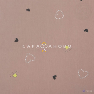 Ткань Поплин 150 см рис. 23096-1 Моя принцесса (компаньон)