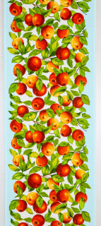 Ткань Полотно вафельное 50 см "Яблочки" рис 5616 вид 1 На отрез