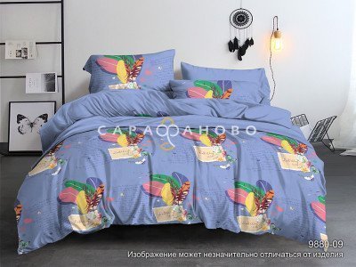 Ткань Полисатин Премиум наб. 100% п-э 220см (90) диз. 9880-09