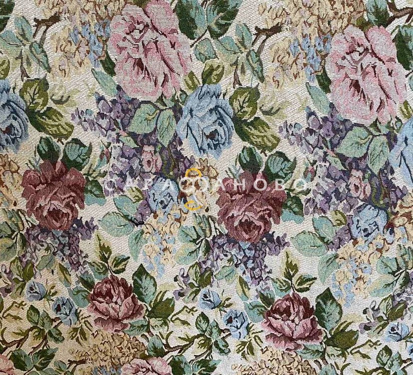 Ткань Гобелен жаккард 150 см рис 49