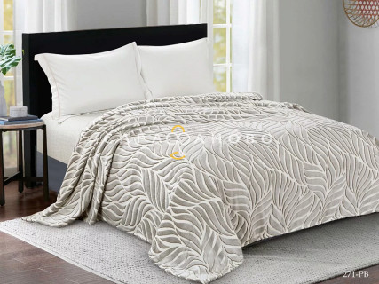 Ткань Велсофт наб. 200 см 260гр Бамбук 2215-2